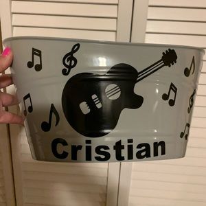 Guitar instrument personalized easter baskets